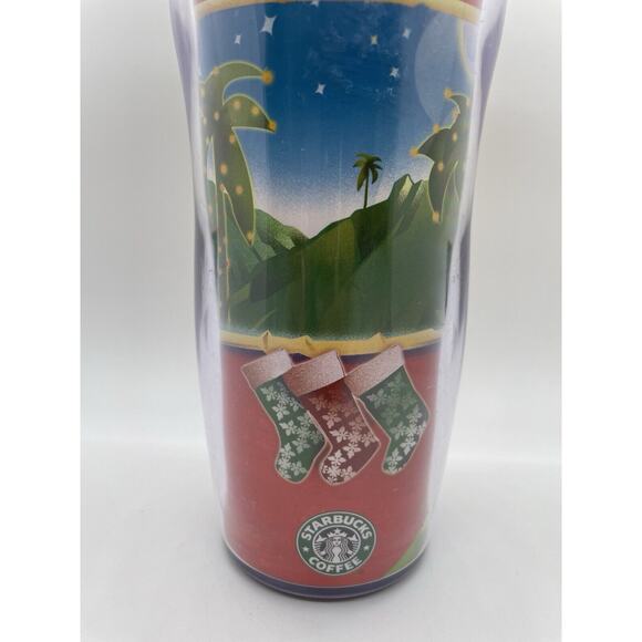STARBUCKS HAWAII MELE KALIKIMAKA TUMBLER/CUP -RARE HARD TO FIND-2004 - Picture 2 of 10